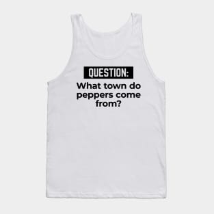 Hot peppers lover funny pun Tank Top